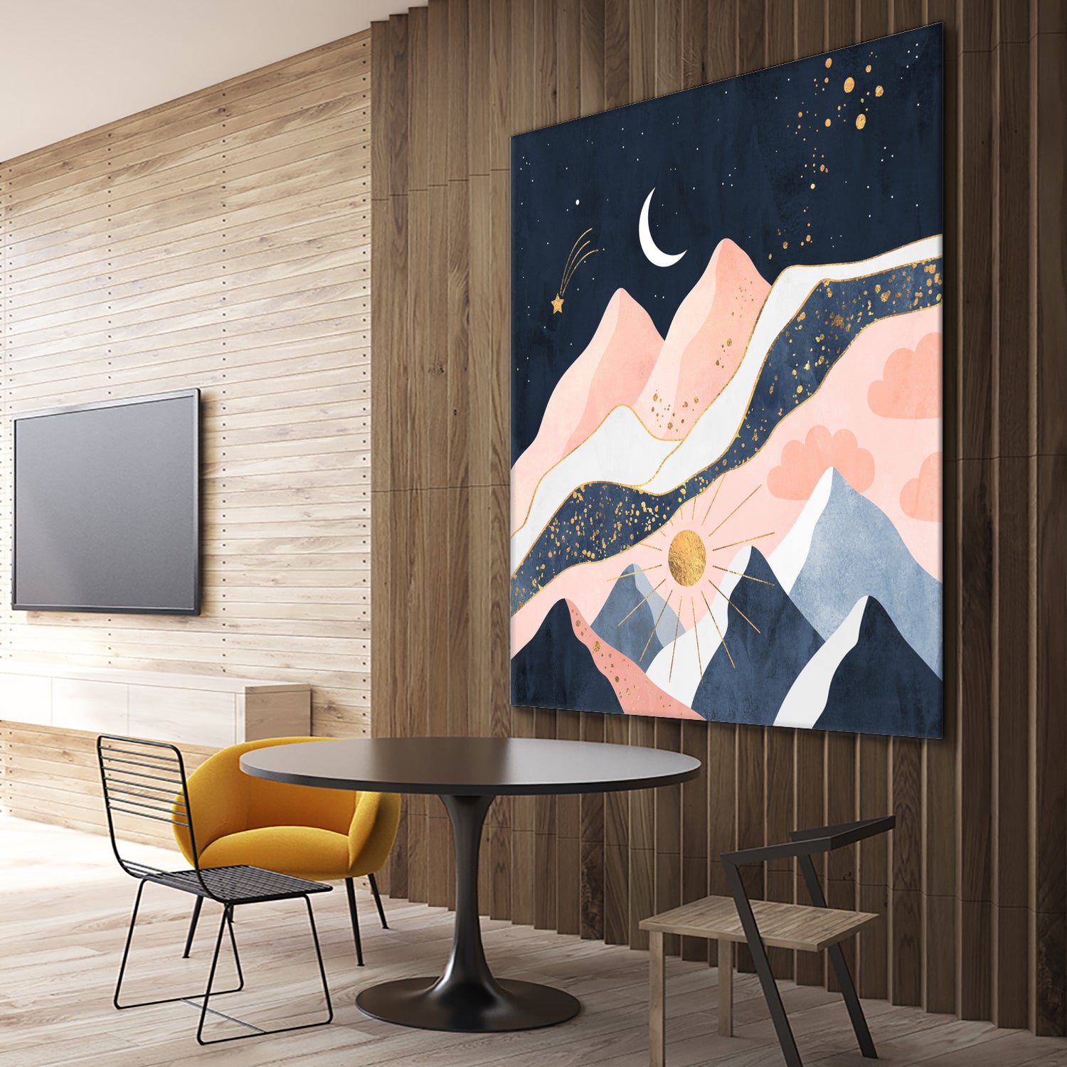 Night And Day by Elisabeth Fredriksson on GIANT ART - black digital drawing