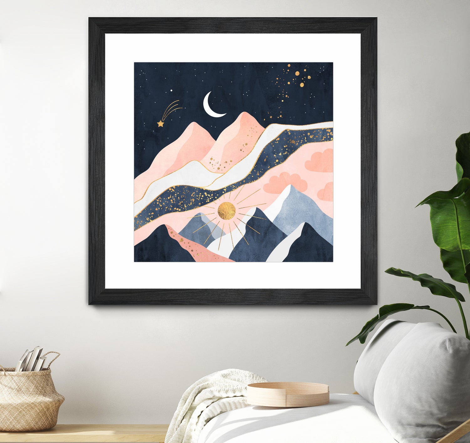 Night And Day by Elisabeth Fredriksson on GIANT ART - black digital drawing