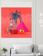 Summersun by Jorge Luis Miraldo on GIANT ART - pink 3d art