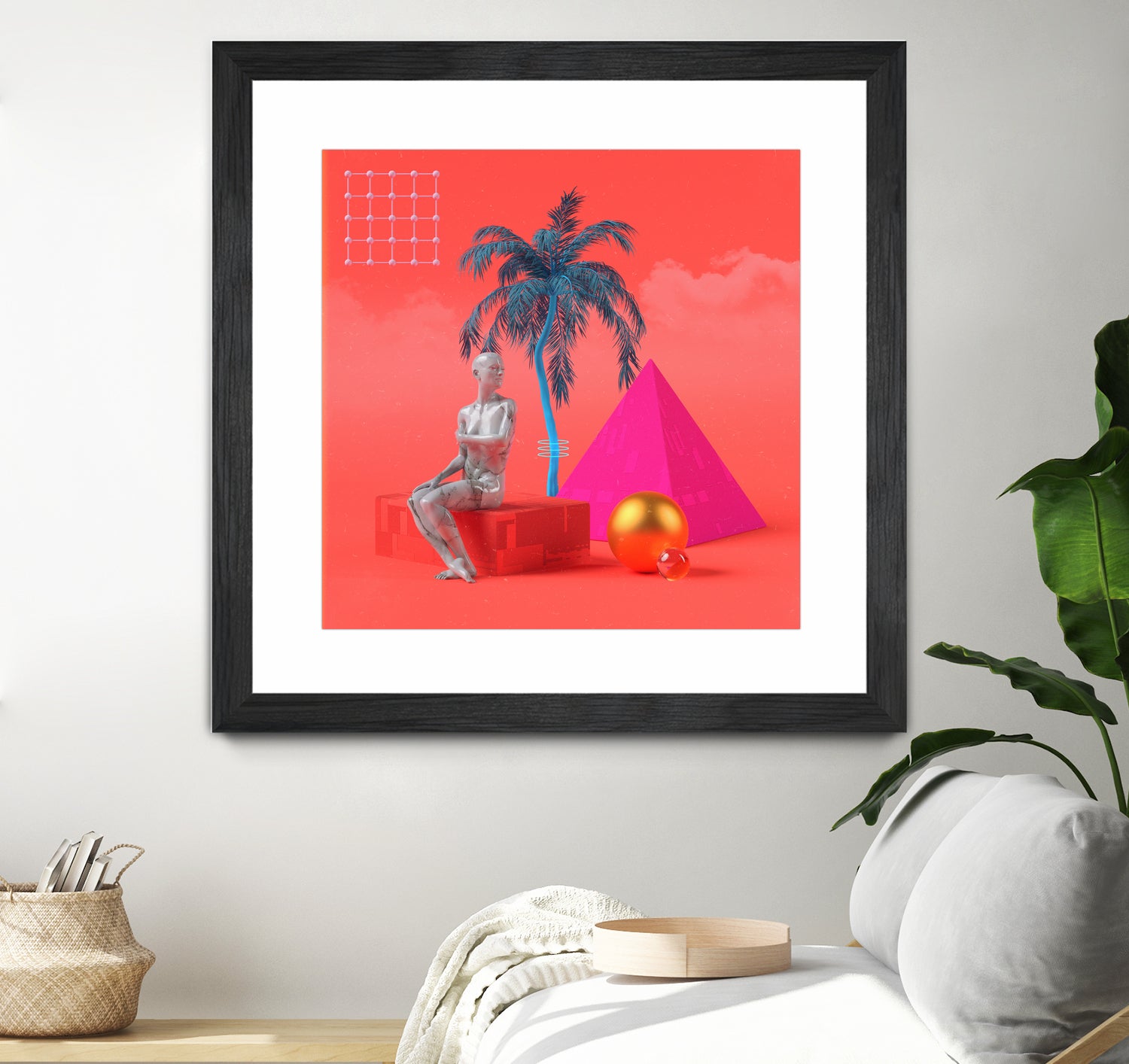 Summersun by Jorge Luis Miraldo on GIANT ART - pink 3d art