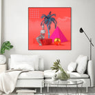 Summersun by Jorge Luis Miraldo on GIANT ART - pink 3d art