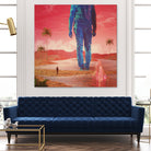 Selfscape Dream by Jorge Luis Miraldo on GIANT ART - red digital painting