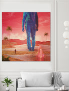 Selfscape Dream by Jorge Luis Miraldo on GIANT ART - red digital painting