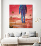 Selfscape Dream by Jorge Luis Miraldo on GIANT ART - red digital painting