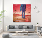 Selfscape Dream by Jorge Luis Miraldo on GIANT ART - red digital painting