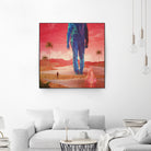 Selfscape Dream by Jorge Luis Miraldo on GIANT ART - red digital painting