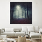 enchanted forest by Dirk Wüstenhagen on GIANT ART - blue digital painting