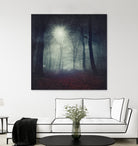 enchanted forest by Dirk Wüstenhagen on GIANT ART - blue digital painting