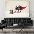 Family Traits by Jason Ratliff on GIANT ART - red digital painting