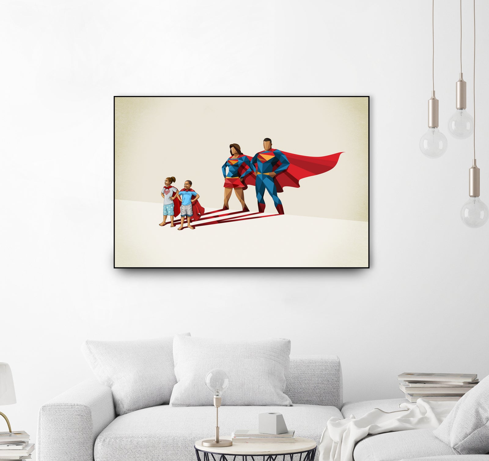 Family Traits by Jason Ratliff on GIANT ART - red digital painting