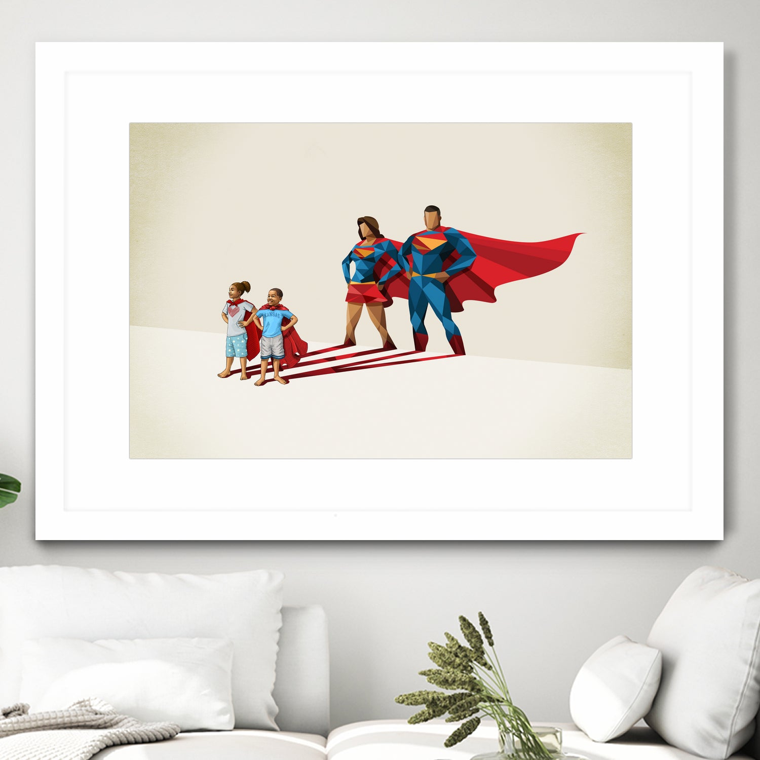 Family Traits by Jason Ratliff on GIANT ART - red digital painting