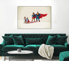 Family Traits by Jason Ratliff on GIANT ART - red digital painting