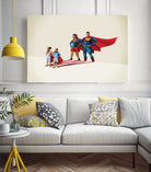 Family Traits by Jason Ratliff on GIANT ART - red digital painting