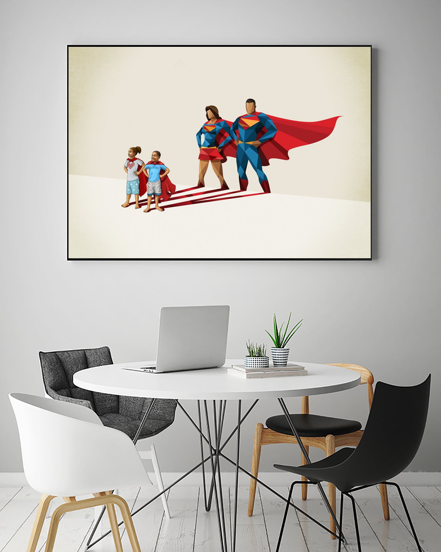 Family Traits by Jason Ratliff on GIANT ART - red digital painting