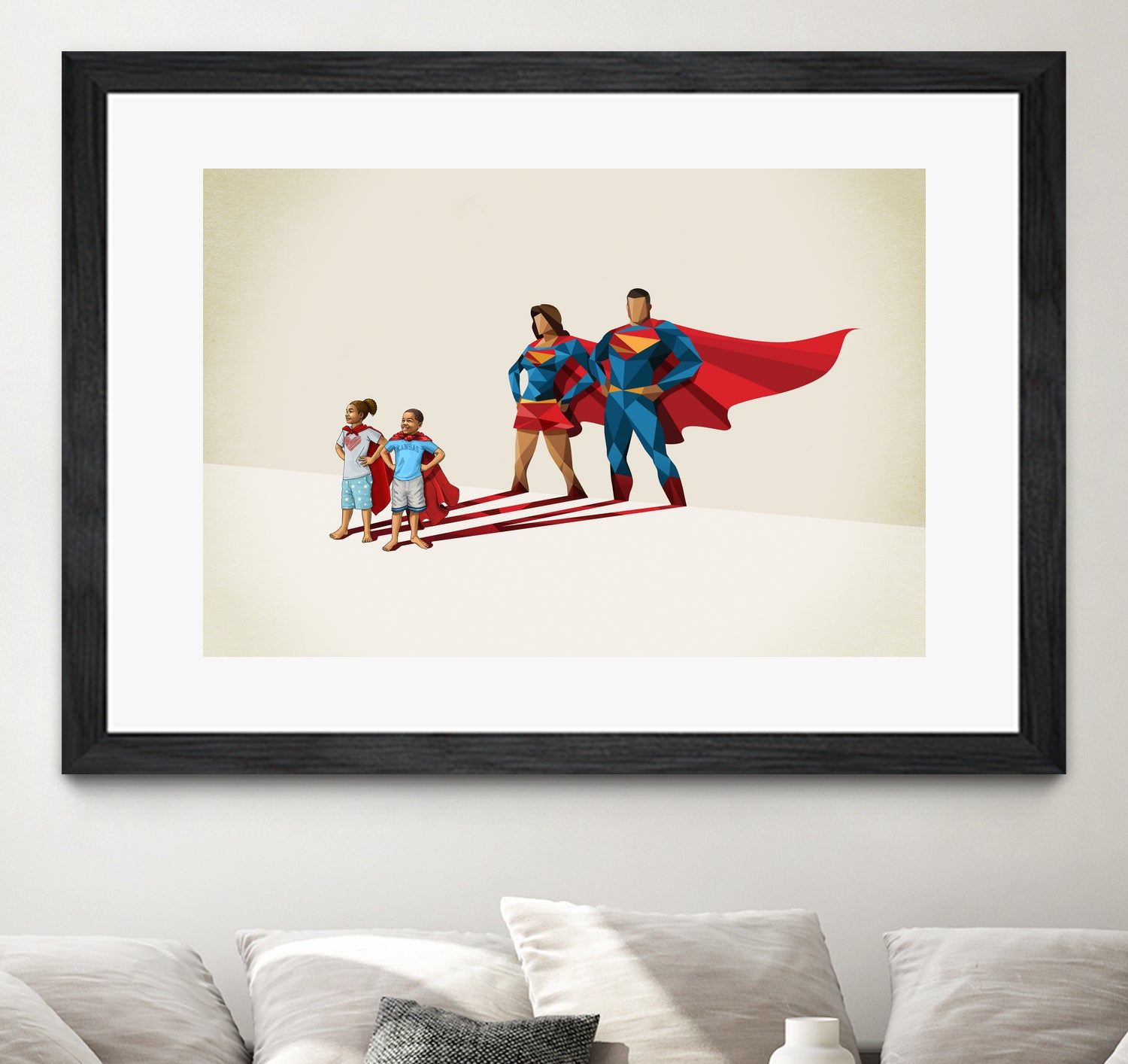 Family Traits by Jason Ratliff on GIANT ART - red digital painting