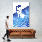 Laomedeia by Stevyn Llewellyn on GIANT ART - blue digital painting