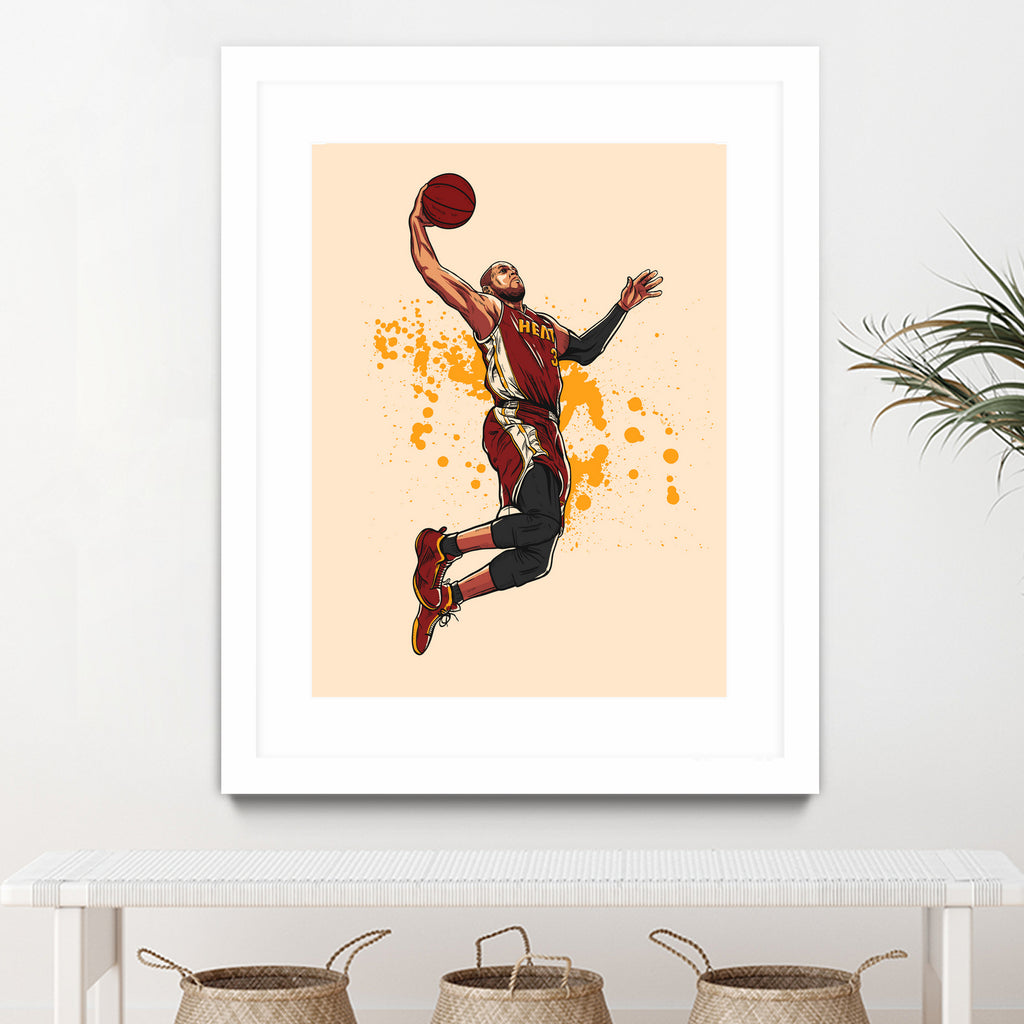 Dwayne Wade by Cearlson Vios on GIANT ART - black vector illustration