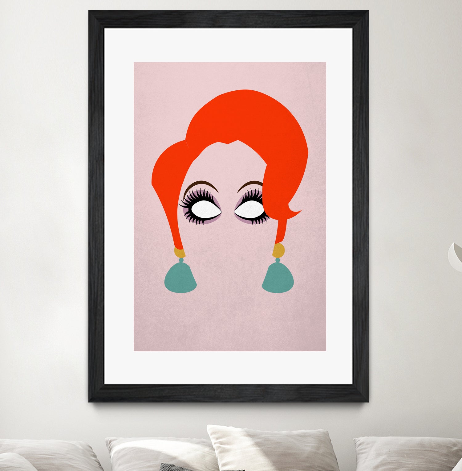 Madame Medusa by Giovanna Mariath on GIANT ART - pink digital drawing