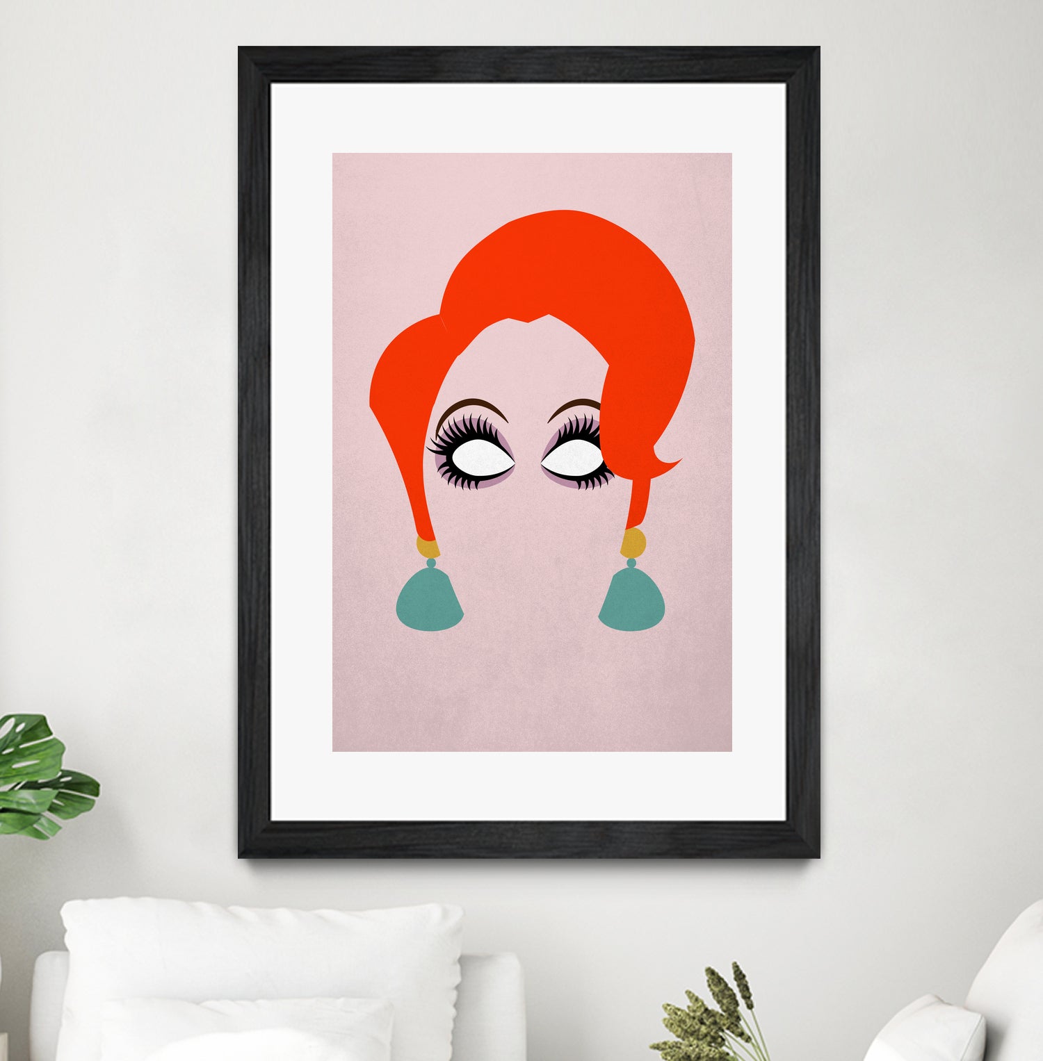 Madame Medusa by Giovanna Mariath on GIANT ART - pink digital drawing