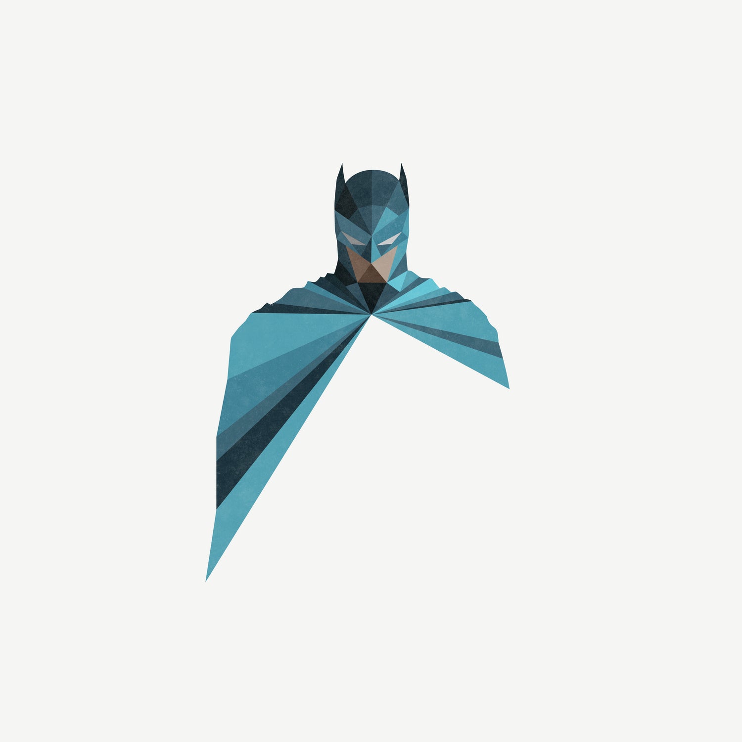 Dark as Knight by Jason Ratliff on GIANT ART - blue vector illustration