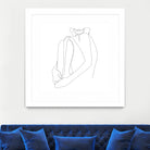 SACRAMENT - single line art by Andrew Strugallo on GIANT ART - white vector illustration