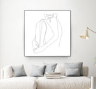 SACRAMENT - single line art by Andrew Strugallo on GIANT ART - white vector illustration