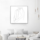 SACRAMENT - single line art by Andrew Strugallo on GIANT ART - white vector illustration