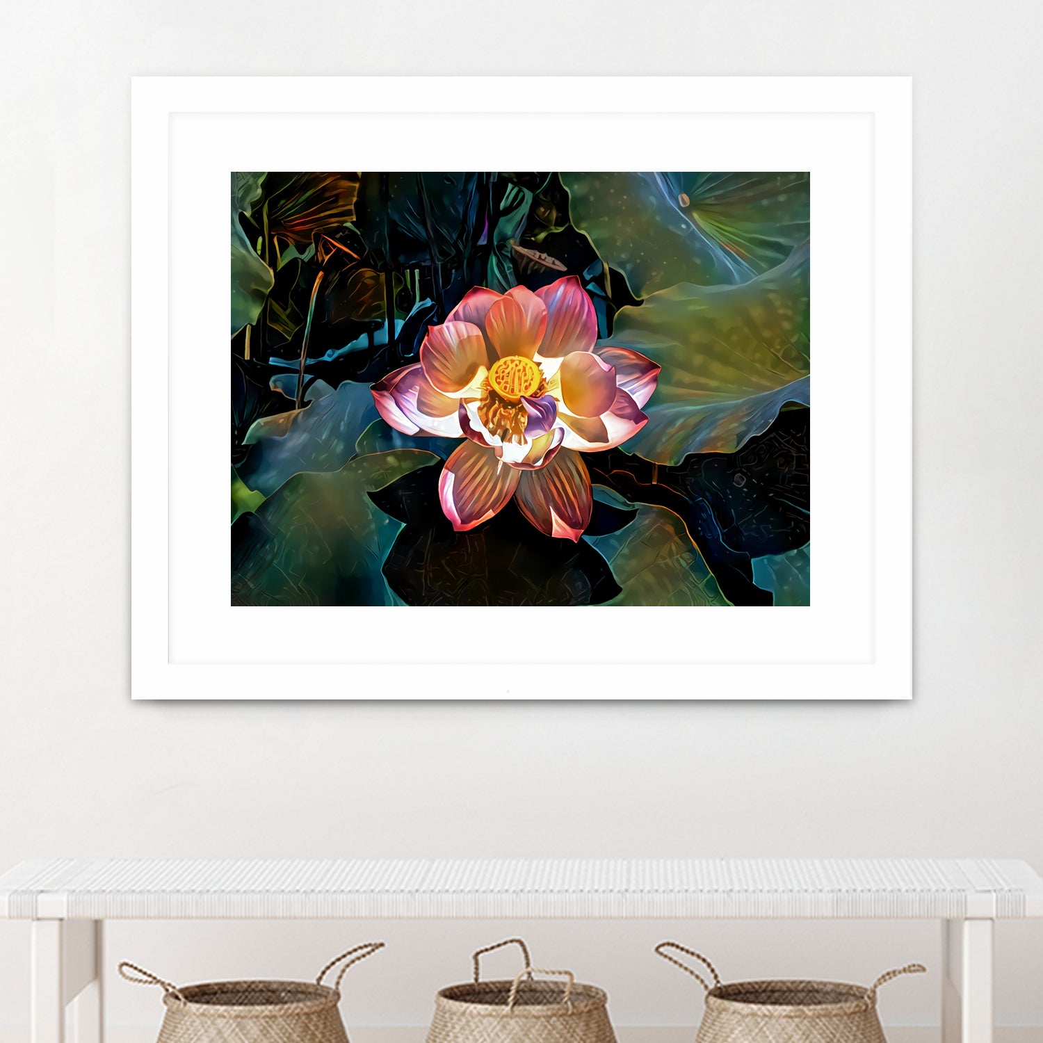 Nelumbo nucifera by Svetlana Eremenko on GIANT ART - pink digital painting