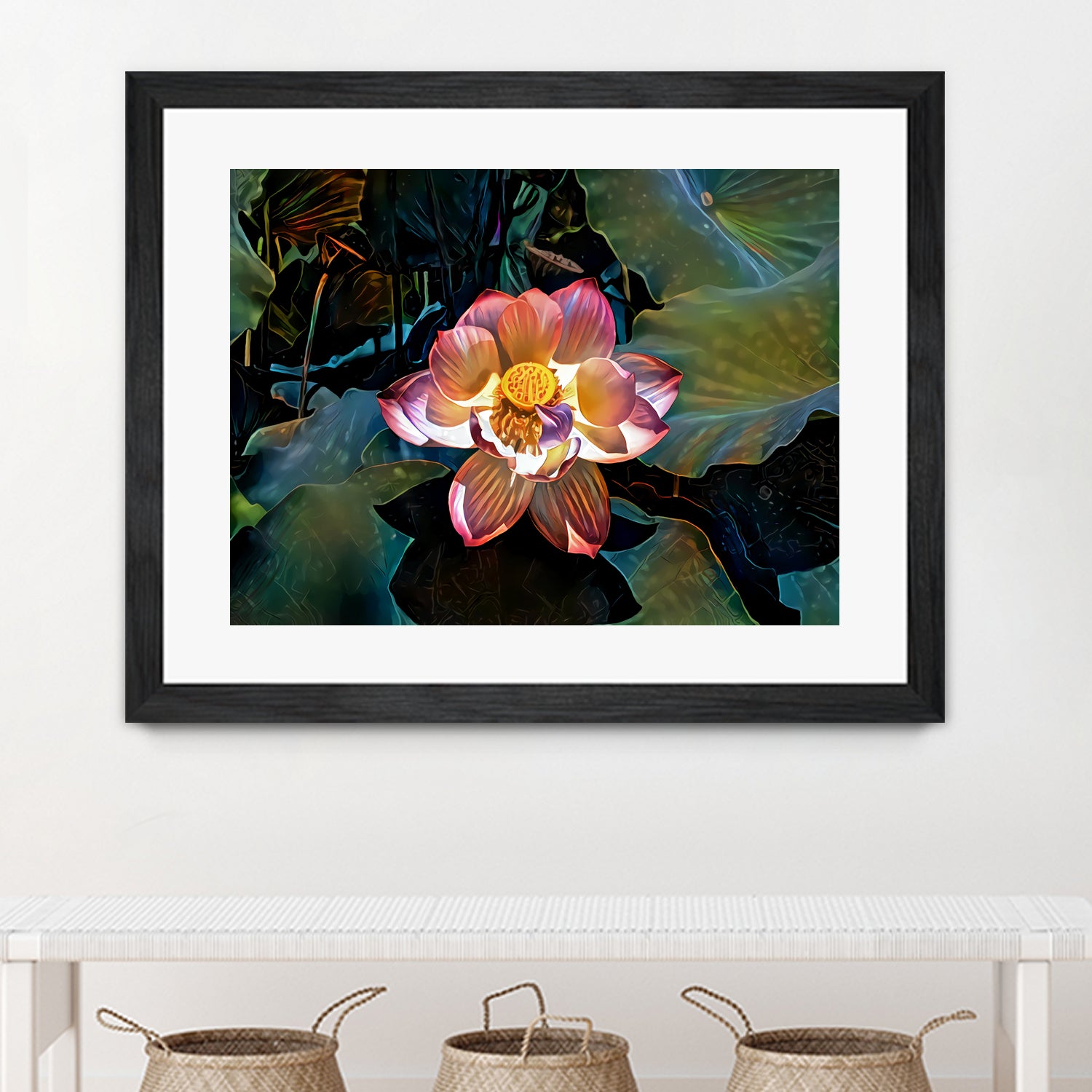 Nelumbo nucifera by Svetlana Eremenko on GIANT ART - pink digital painting