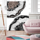 Yin Yang Agate Glitter Glam #1 #gem #decor #art by Anita & Bella Jantz on GIANT ART - white photo illustration