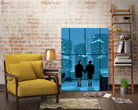 Fight Club by Nikita Abakumov on GIANT ART - blue digital painting