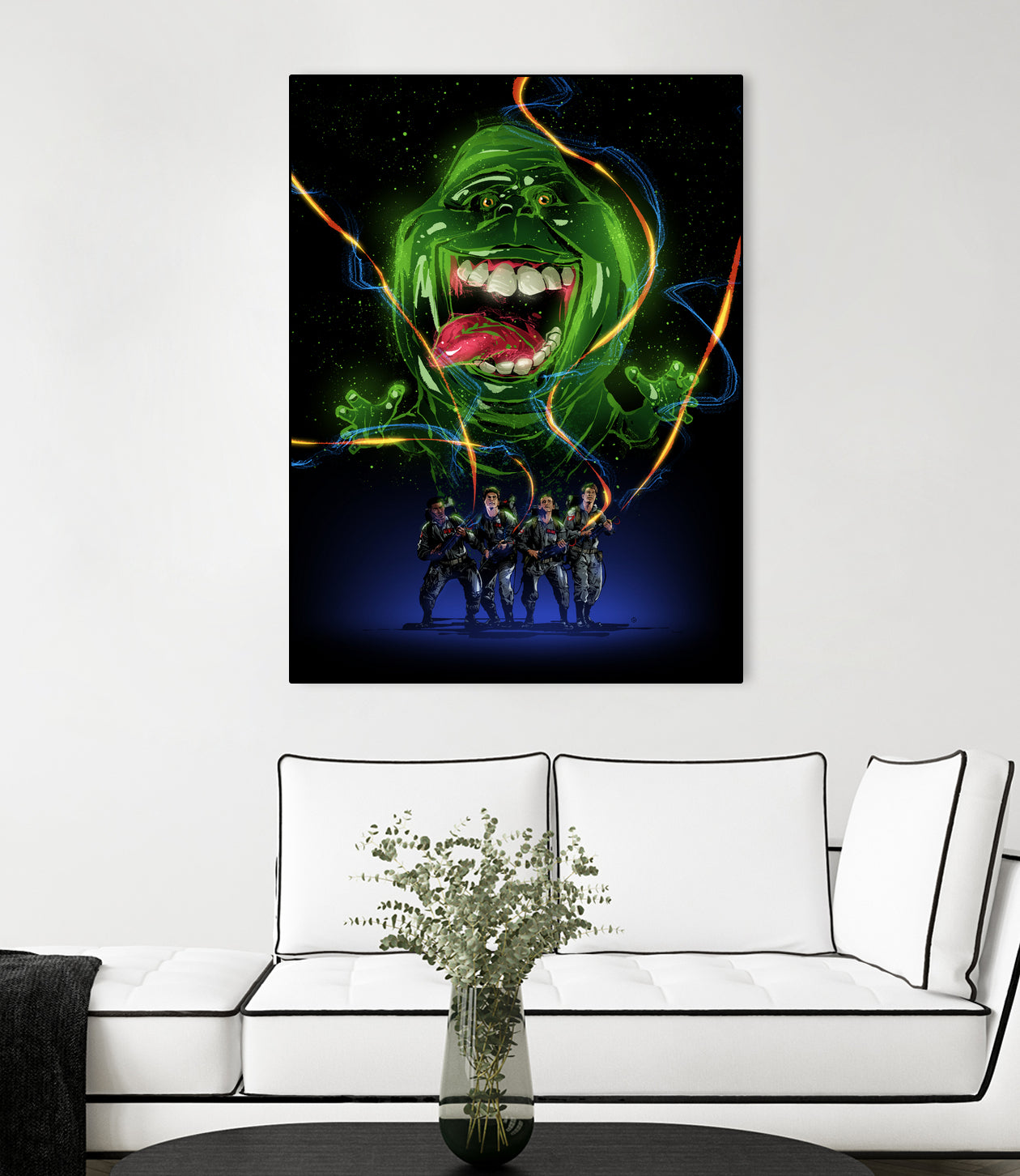 Ghostbusters by Nikita Abakumov on GIANT ART - black digital painting