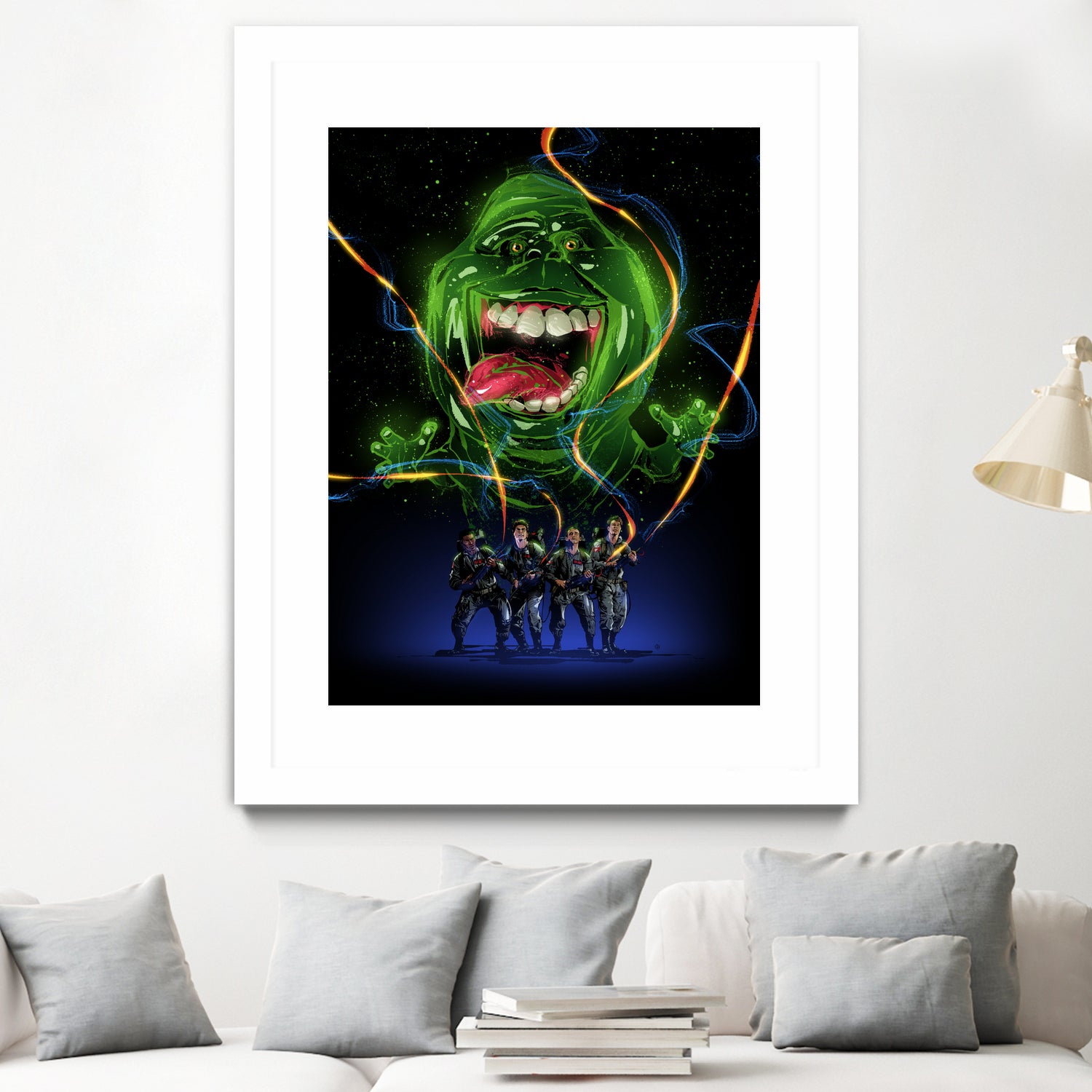 Ghostbusters by Nikita Abakumov on GIANT ART - black digital painting