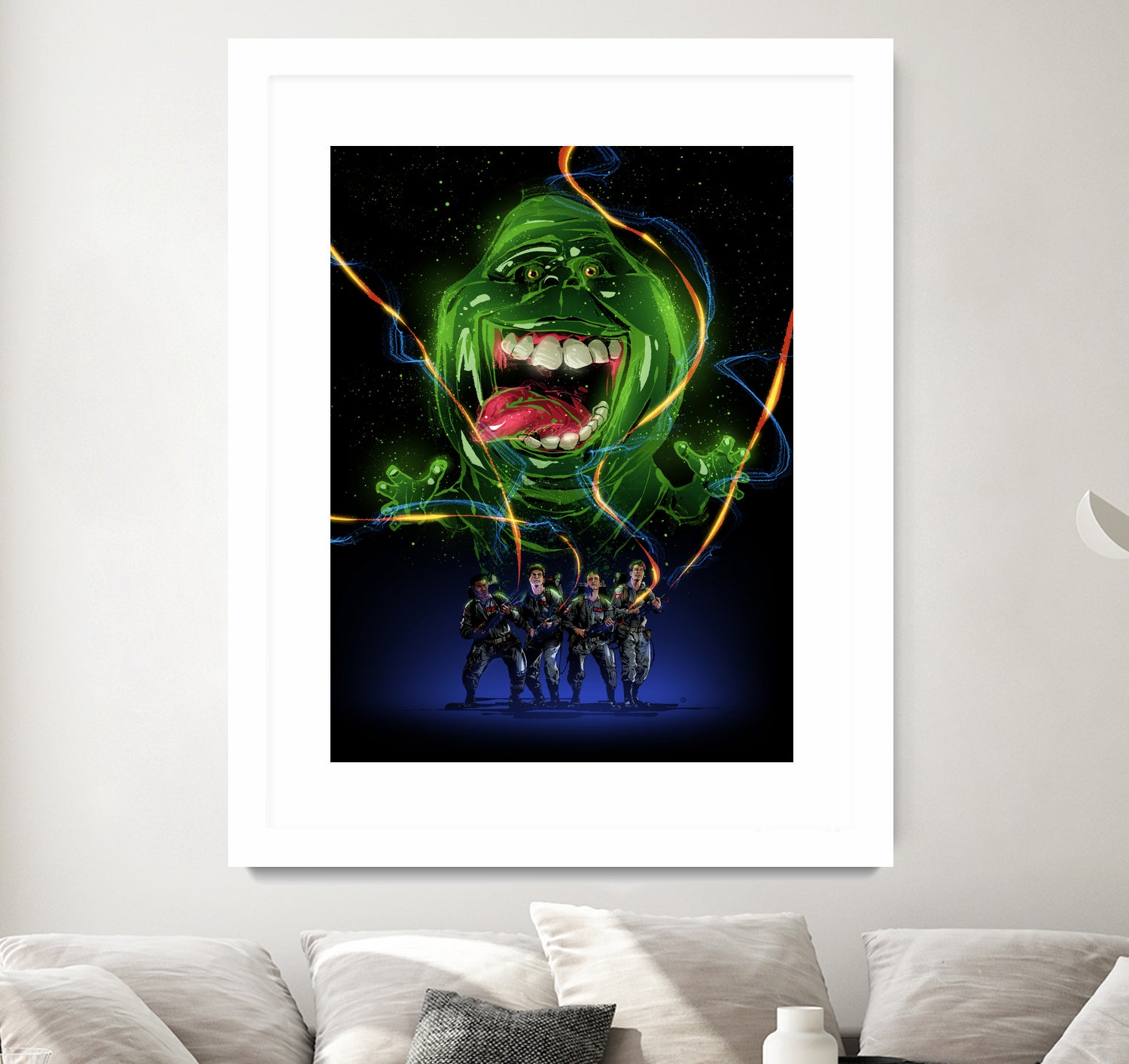 Ghostbusters by Nikita Abakumov on GIANT ART - black digital painting