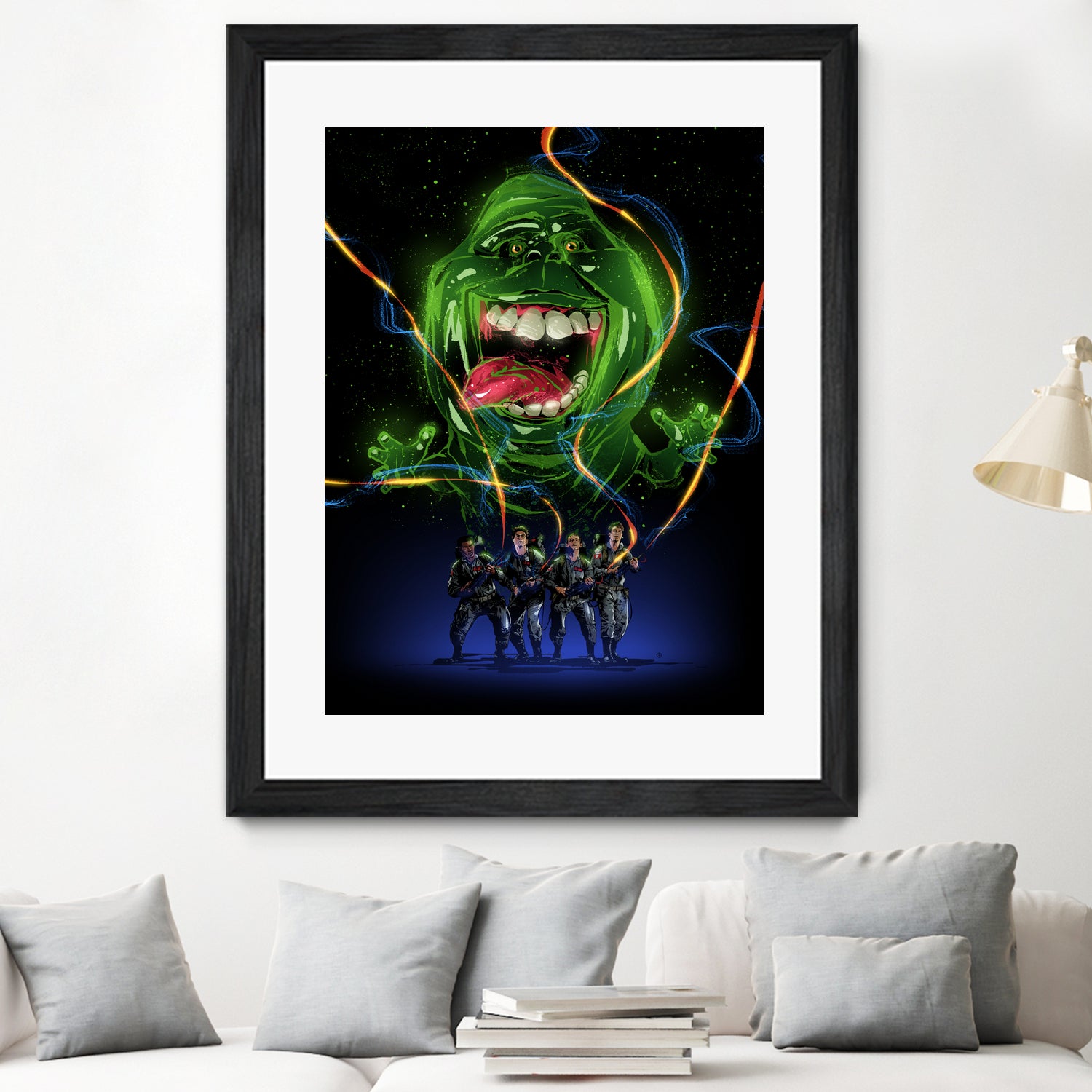 Ghostbusters by Nikita Abakumov on GIANT ART - black digital painting