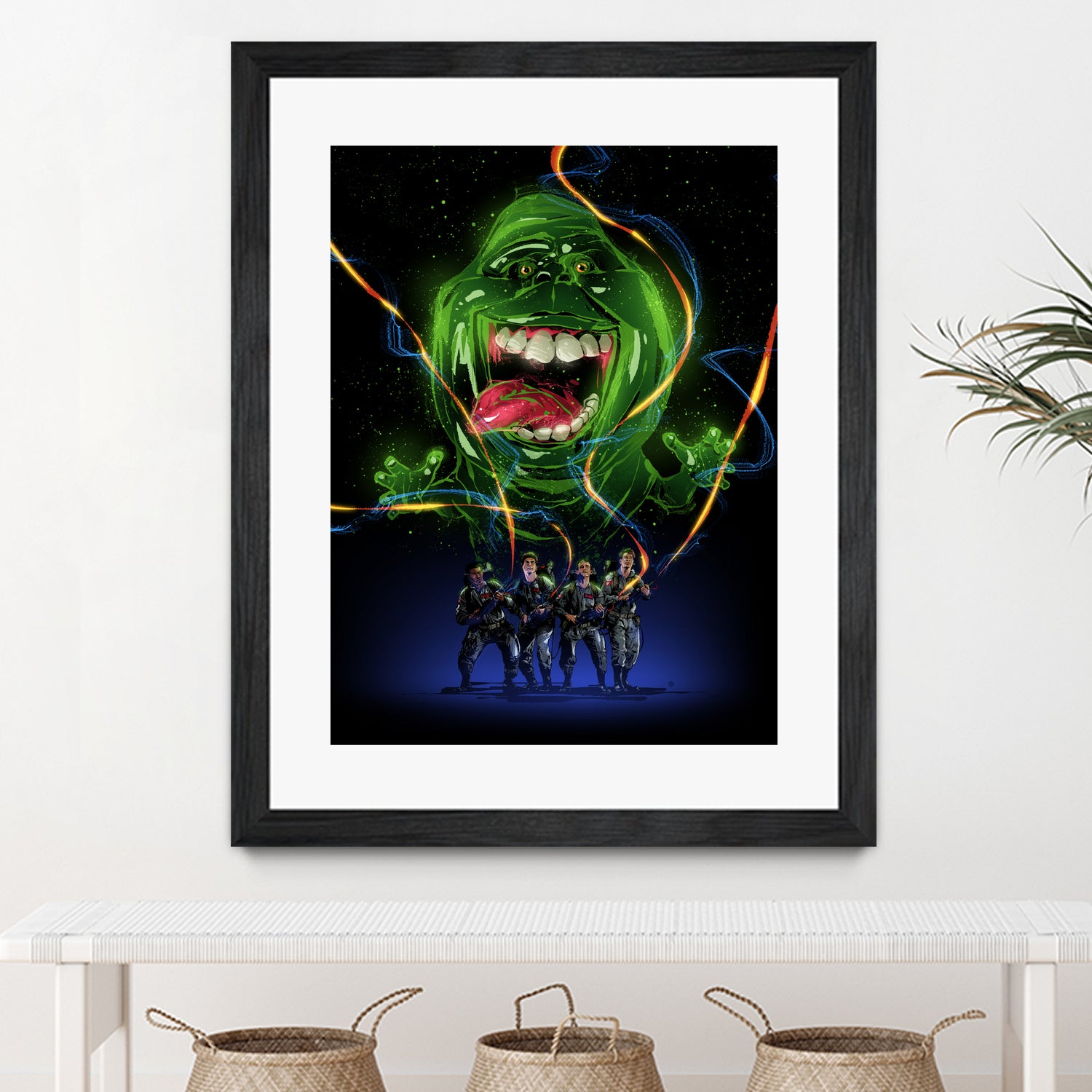 Ghostbusters by Nikita Abakumov on GIANT ART - black digital painting