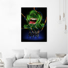 Ghostbusters by Nikita Abakumov on GIANT ART - black digital painting