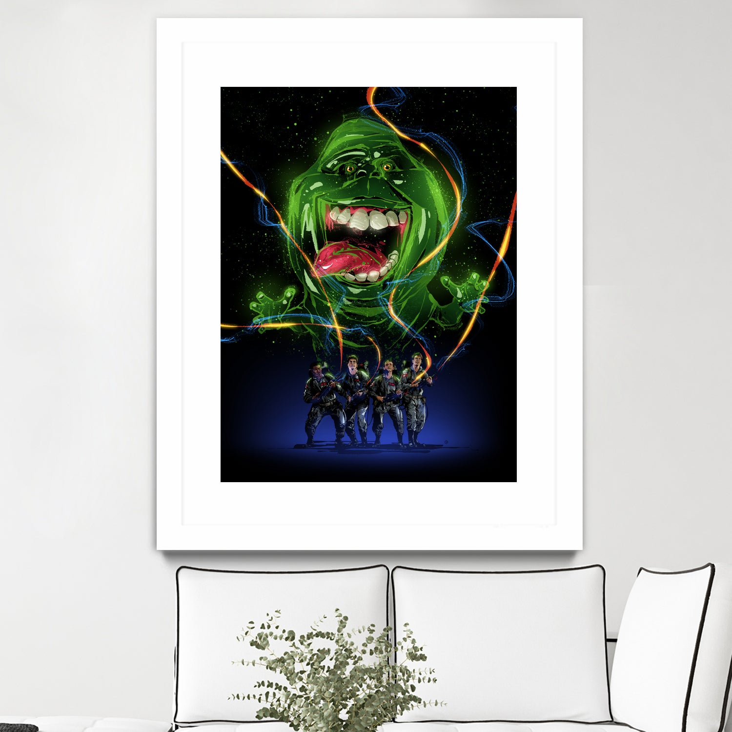 Ghostbusters by Nikita Abakumov on GIANT ART - black digital painting