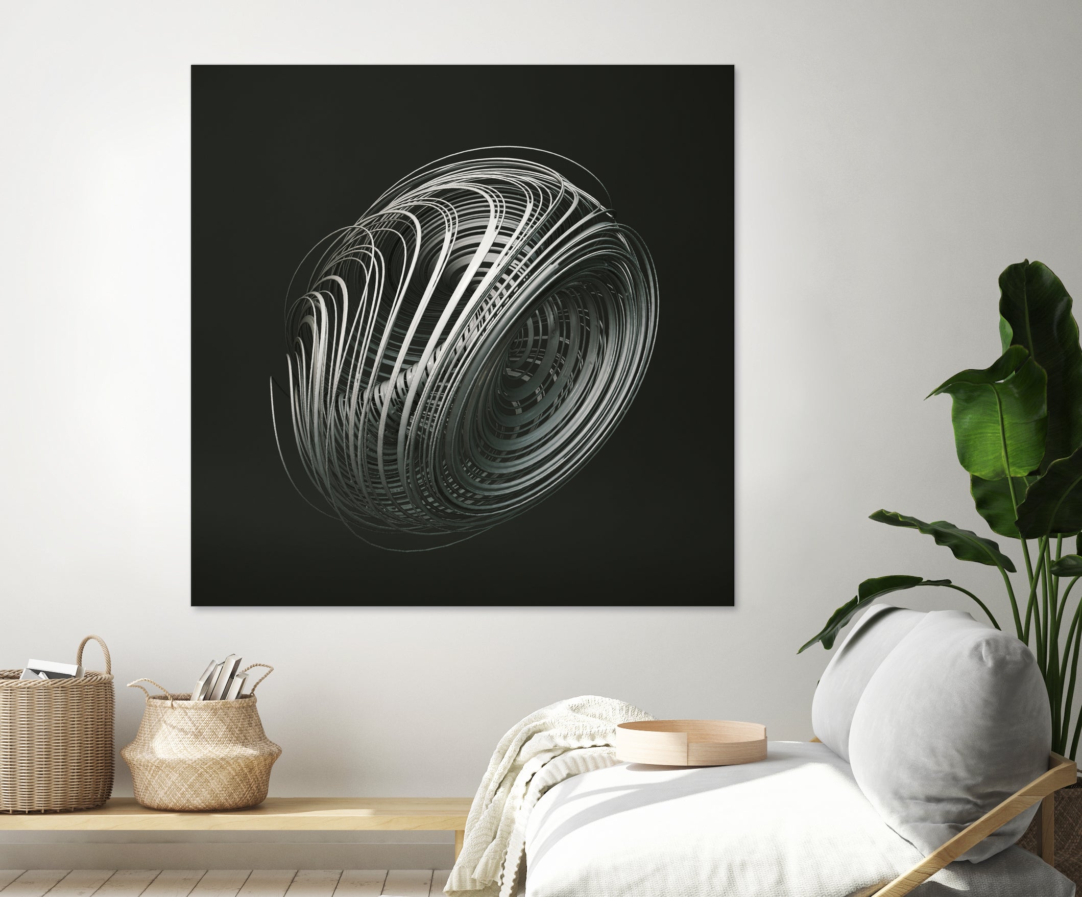 Strange Attractors Dequan Li 05 by David Ferreira on GIANT ART - gray 3d art