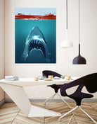 JAWS by Nikita Abakumov on GIANT ART - blue digital painting