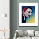 Salvador Dali by Nikita Abakumov on GIANT ART - blue digital painting