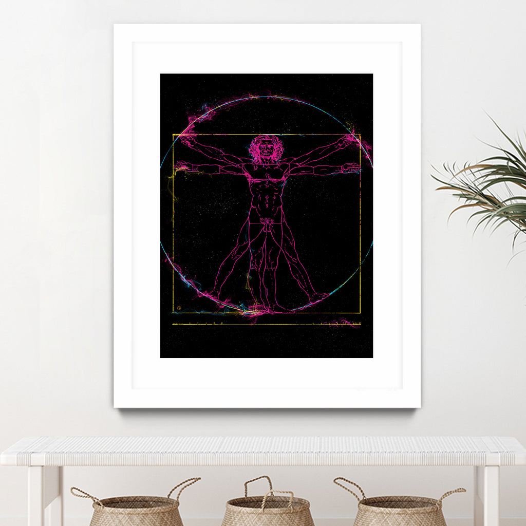 Vitruvian Man by Nikita Abakumov on GIANT ART - black digital painting