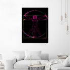 Vitruvian Man by Nikita Abakumov on GIANT ART - black digital painting