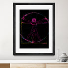 Vitruvian Man by Nikita Abakumov on GIANT ART - black digital painting