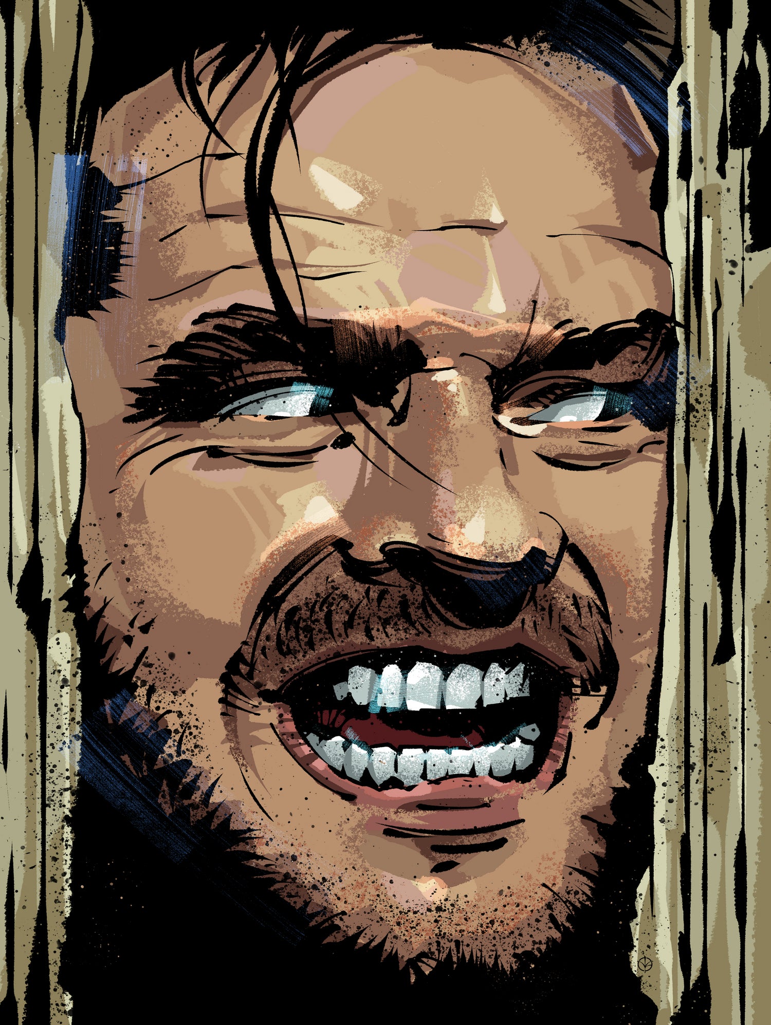 The Shining by Nikita Abakumov on GIANT ART - yellow digital painting