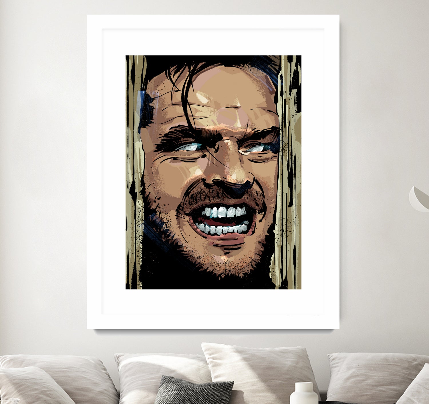 The Shining by Nikita Abakumov on GIANT ART - yellow digital painting