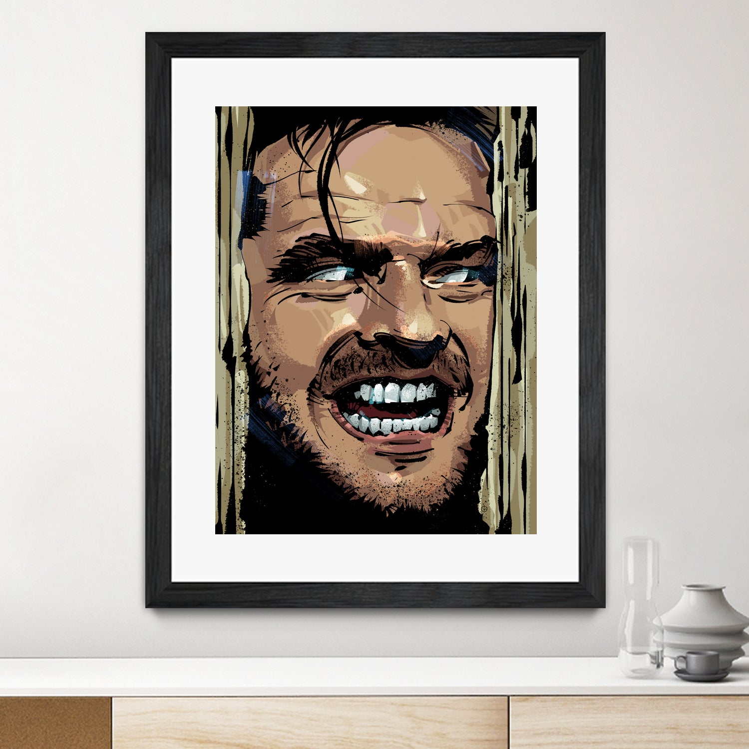 The Shining by Nikita Abakumov on GIANT ART - yellow digital painting