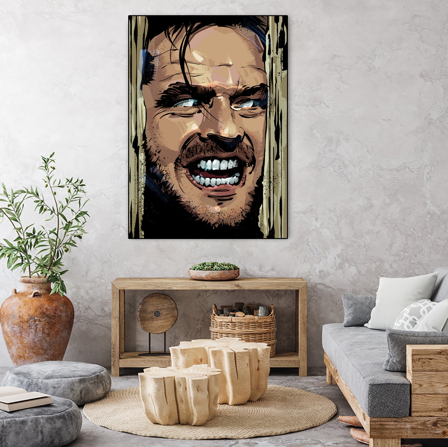 The Shining by Nikita Abakumov on GIANT ART - yellow digital painting