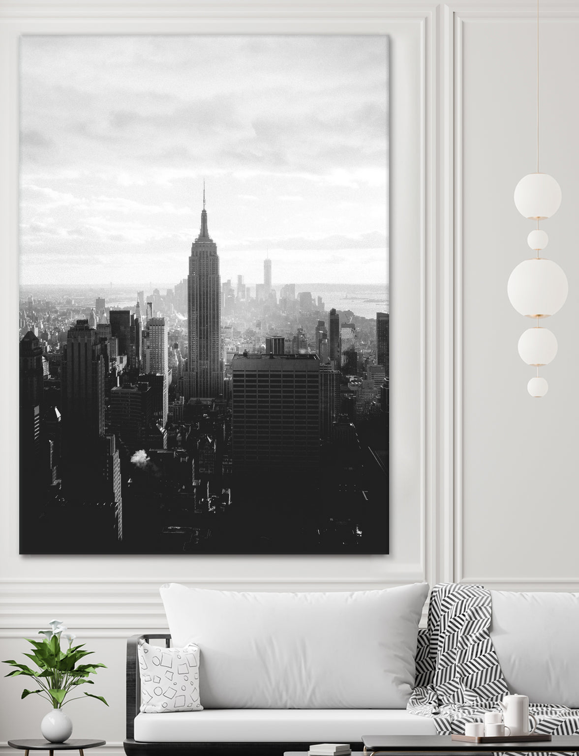 NYC-empire-state-01 by Nikita Abakumov on GIANT ART - gray photo manipulation