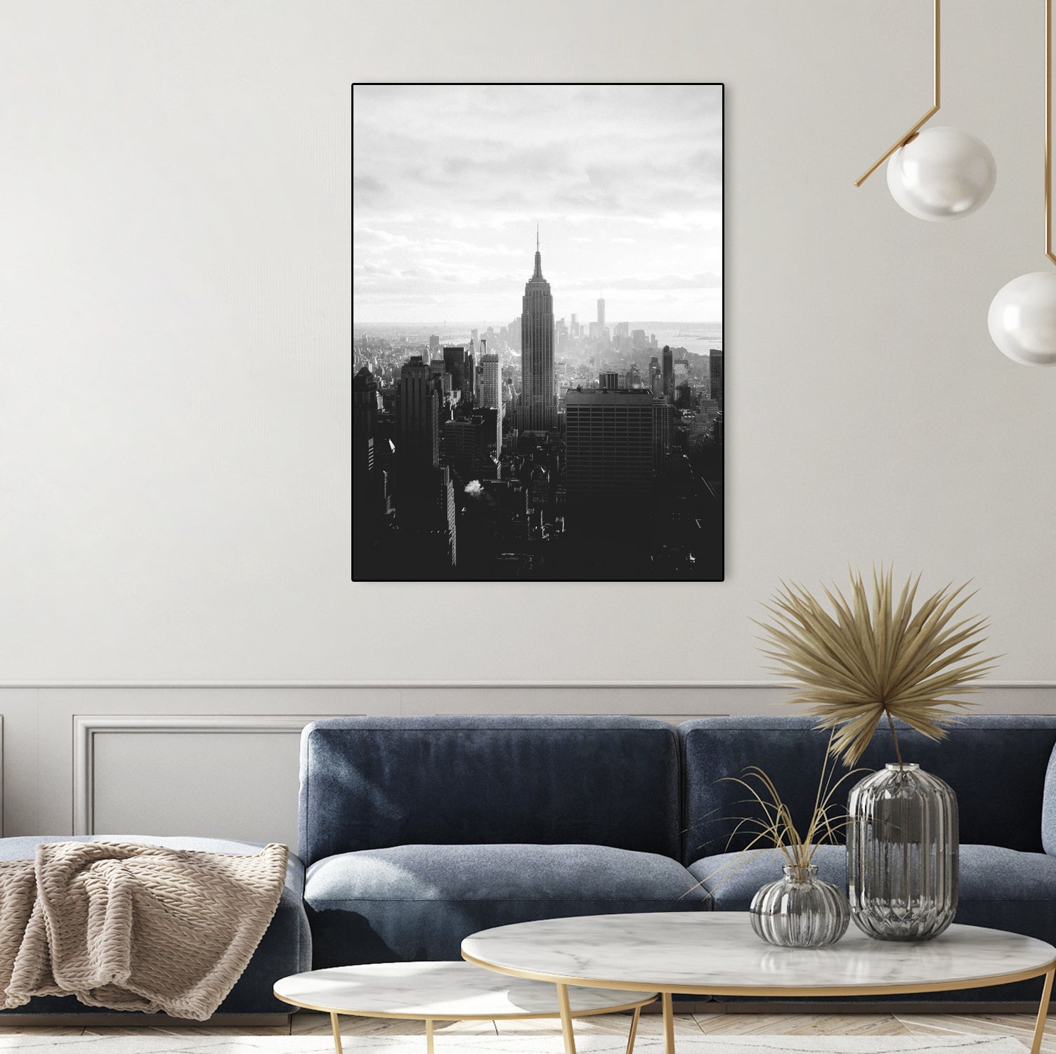 NYC-empire-state-01 by Nikita Abakumov on GIANT ART - gray photo manipulation